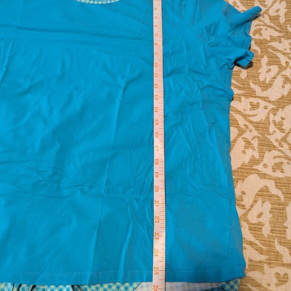 Lands End 2 piece shorts and short sleeve tee pajama set - Picture 6 of 10